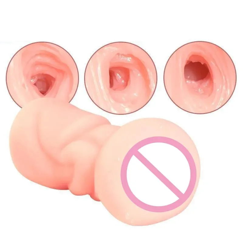 Soft TPE Male Masturbation Cup – Realistic 3D Lips Oral Training Reusable Aircraft Cup Adult Sex Toy for Men Massager Pleasure — image 2