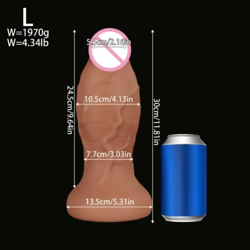 Super Large Anal Dildos Thick Realistic Penis Silicone Big Dick Butt Plug Masturbatior with Suction Cup Sex Toys for Women Men