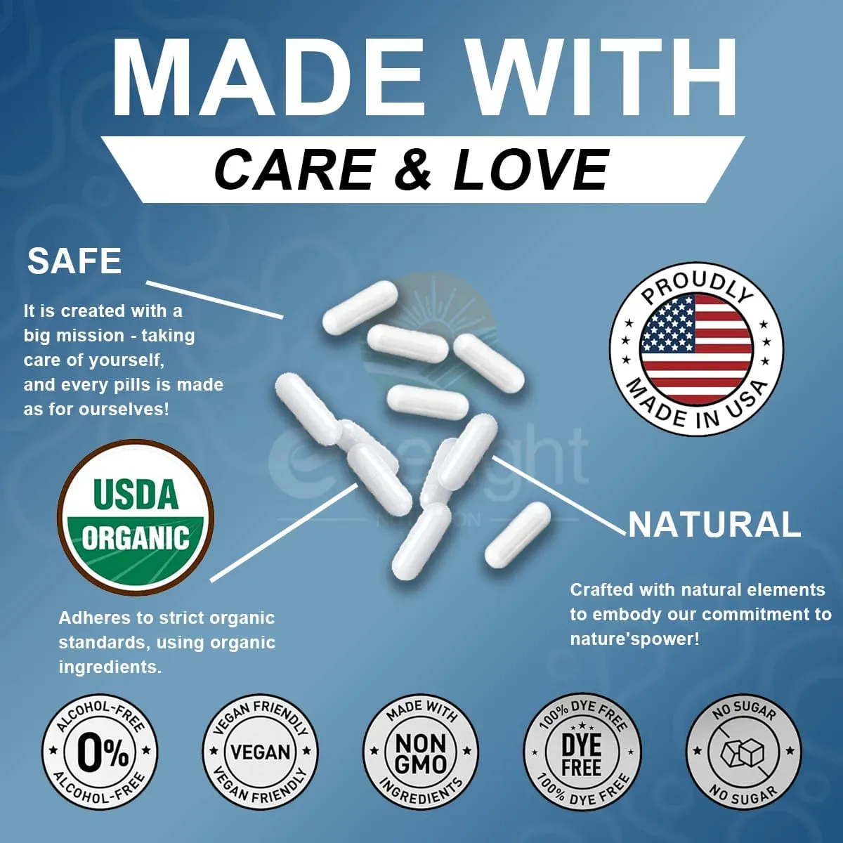 50 Billion CFU Probiotics - Daily Supplement for Digestive Women's & Gut Health Gas & Bloating Relief