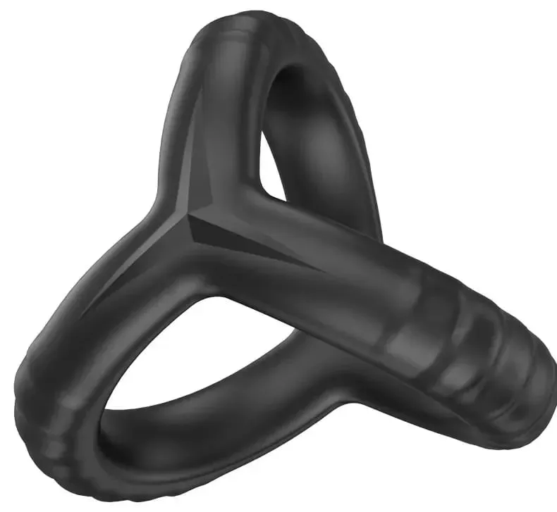 Soft Silicone Cock Ring Scrotum Bind Delay Ejaculation Penis Ring Chastity Cage Stronger Erection Sex Toys for Men BDSM Toys — image 6