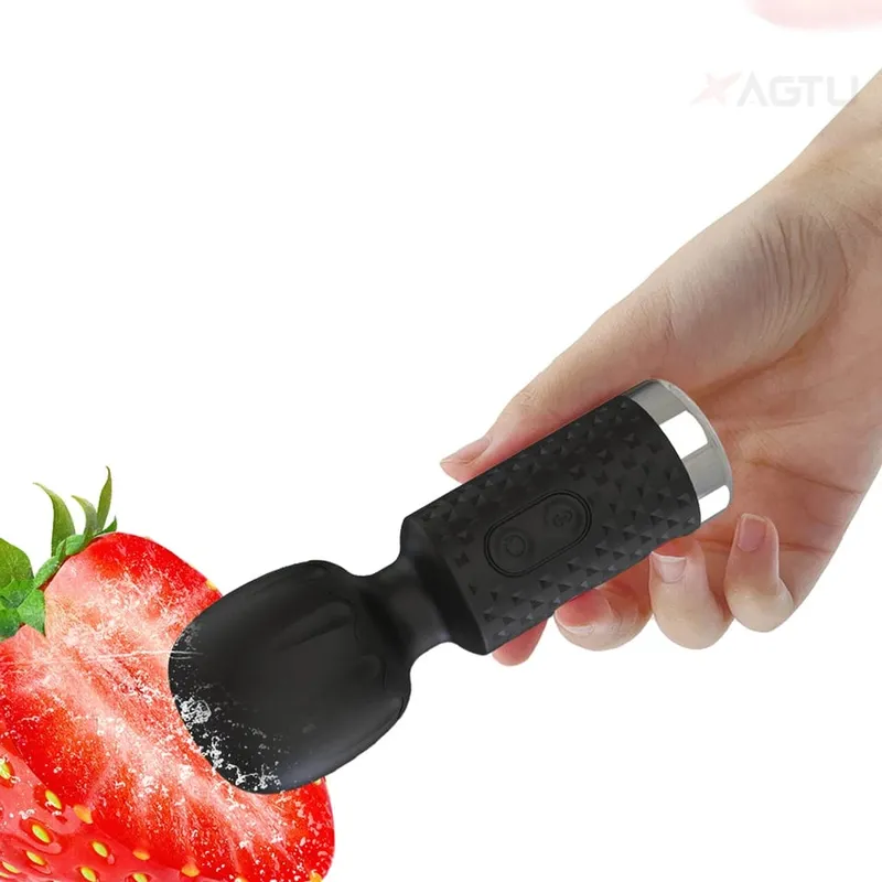 Mini AV Magic Wand Dildo Vibrator for Women Nipple Clitoris G Spot Vagina Nipple Stimulator Vibration Massager Adult Sex Toys 18