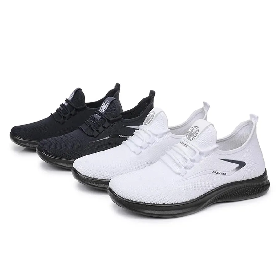 2026 New Arrival Breathable Air Knit Upper Slip On Shoes Flexible Soft Non Slip Sole Casual Running — image 1