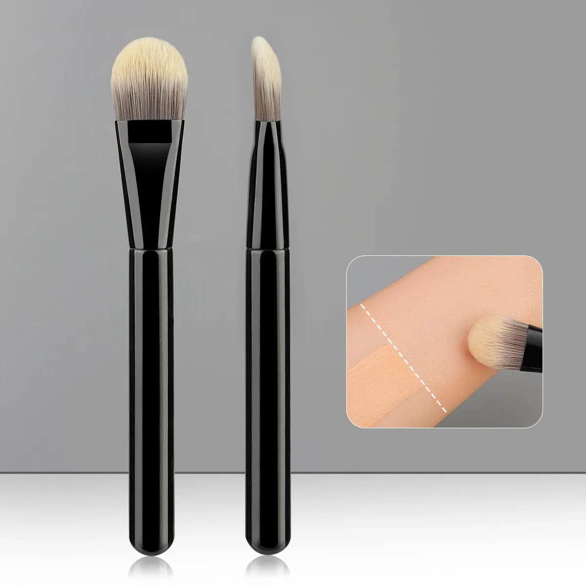 Professional Foundation Brush 47 Broom Head Liquid Foundation Shadow Concealer Brushes Women Face Base Makeup Beauty Tools — image 1