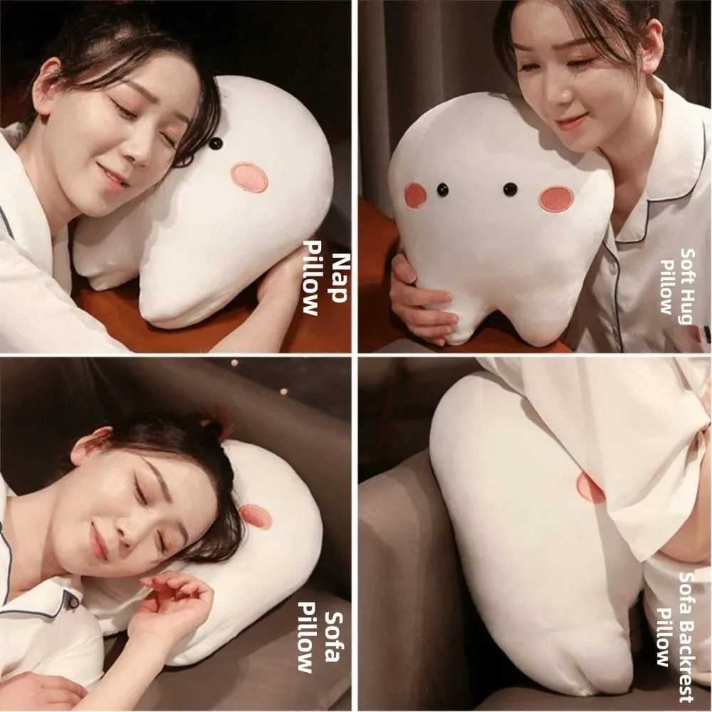 Soft Pillow Tooth Plush Toys Creative Cushion Children Gits Teeth Stuffed Pillow Cartoon Design Oral Teeth Throw Pillow — image 3
