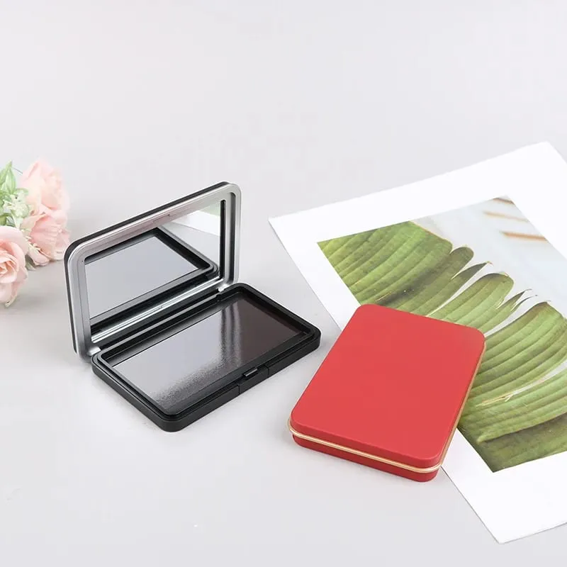 1pcs Matte Empty Magnetic Cosmetics Palette Eyeshadow Blusher DIY Makeup Box Glitter Makeup Dispensing Box — image 2