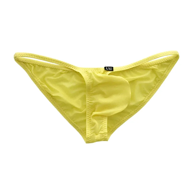 Ultra Low Waist Men's Briefs Thin Ice Translucent Sexy Underwear Comfortable Modern Fashion Buttock Highlighting Male Briefs — image 9