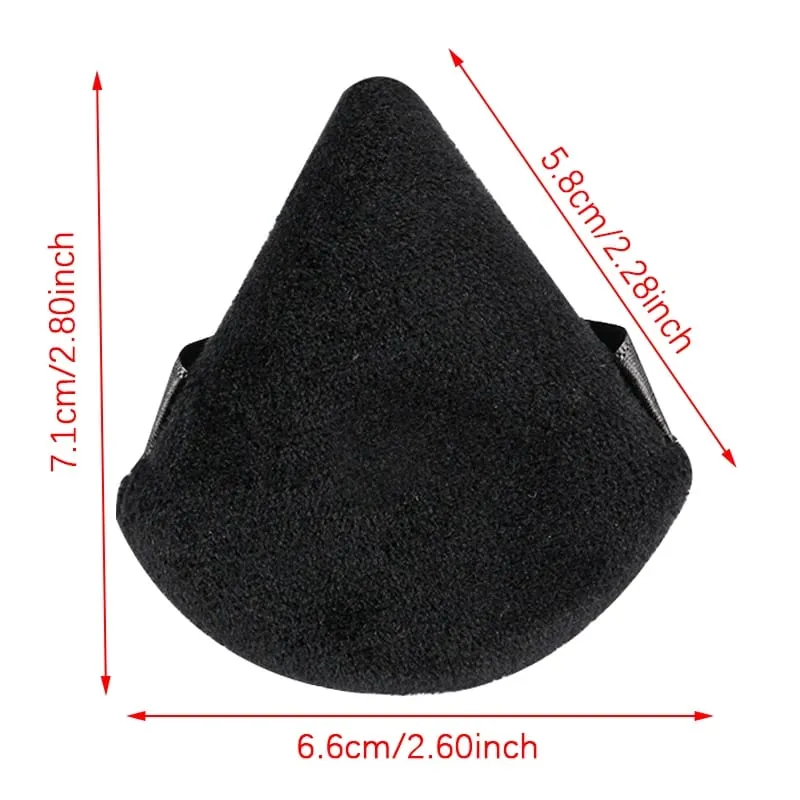1/2/3/6 PCS Triangle Powder Puff For Loose Powder Cosmetic Foundation Puff Makeup Tool Reusable Sponge Washable Soft Powder Puff — image 8