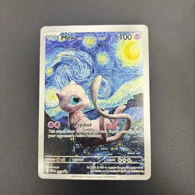 DIY Collection Cards 2023 SVP EN VAN GOGH /GREY FELT HAT Self Made Single Card Classic Game Anime Cards Gift Toy — image 4