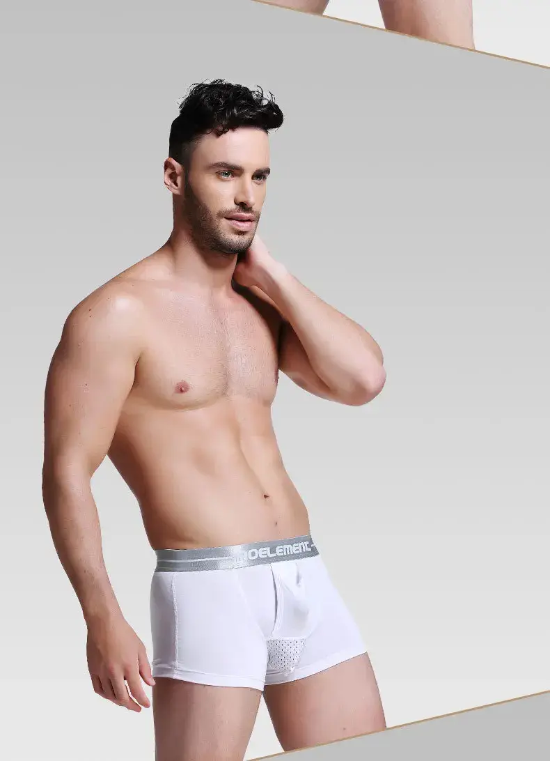 Caleçon homme sous-vêtements Push Up caleçon Modal homme respirant balle séparation pochette culotte Cueca grande taille L-5XL — image 14