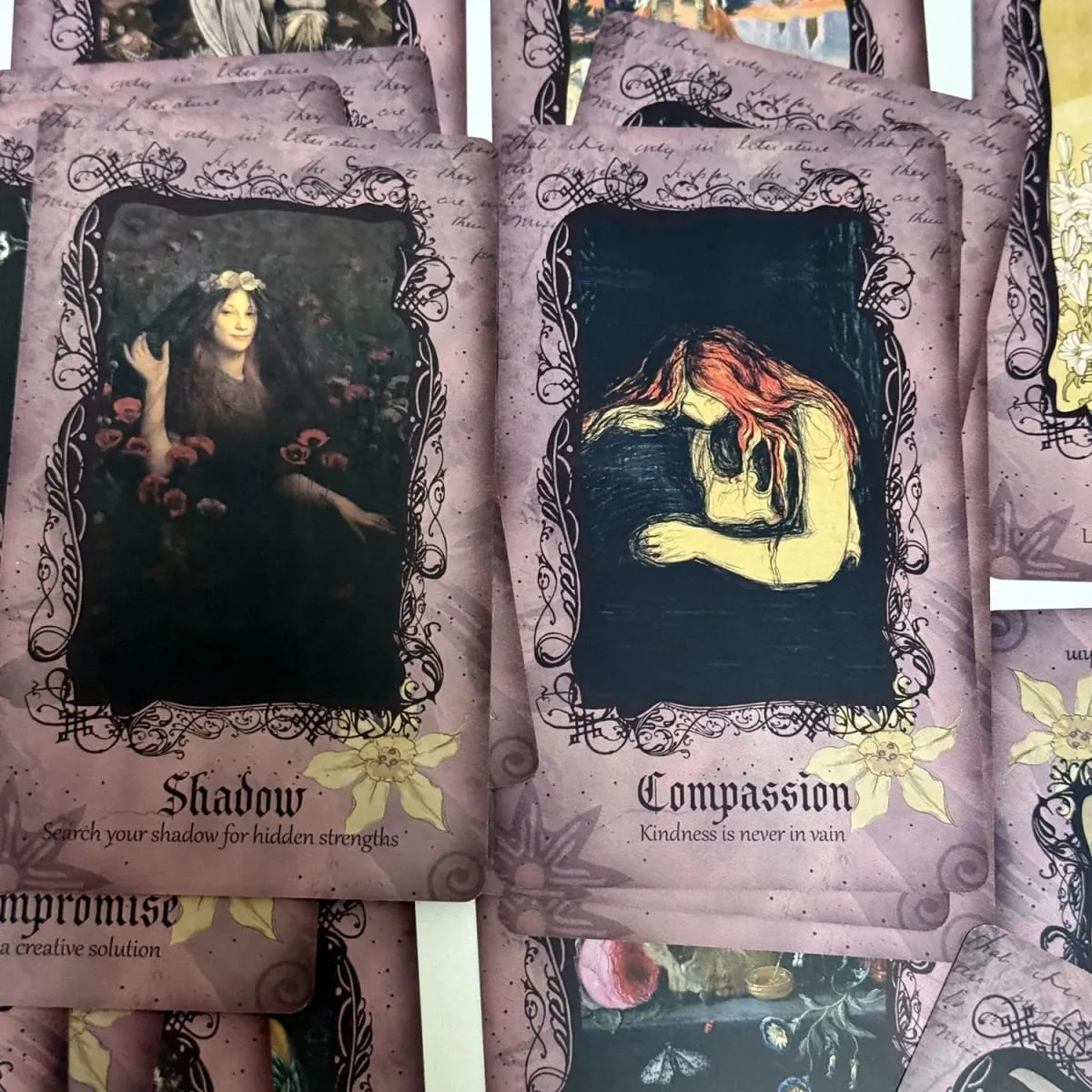 12*7cm Persephone Oracle Cards English 22 Pcs Shadow Work Goddess Deck Fortune Telling Toys — image 6