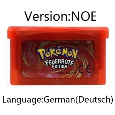 GBA Game Pokemon Series Video Game Cartridge Console Card Pokemon Emerald FireRed Ruby LeafGreen Sapphire Multi-language