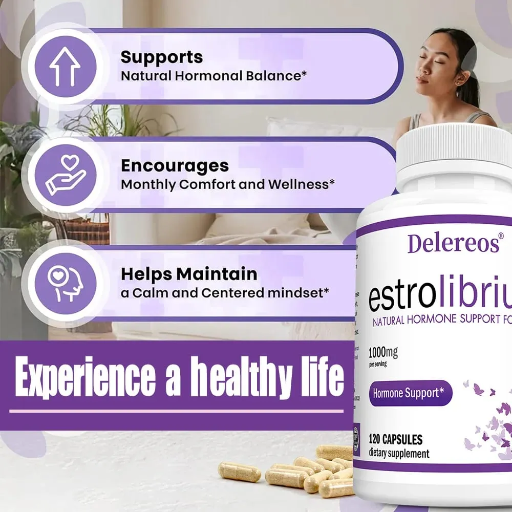 1000mg Hormone Support - Menopause Supplements for Women - Supports Natural Hormonal Balanc Monthly Comfort and Wellness — image 3