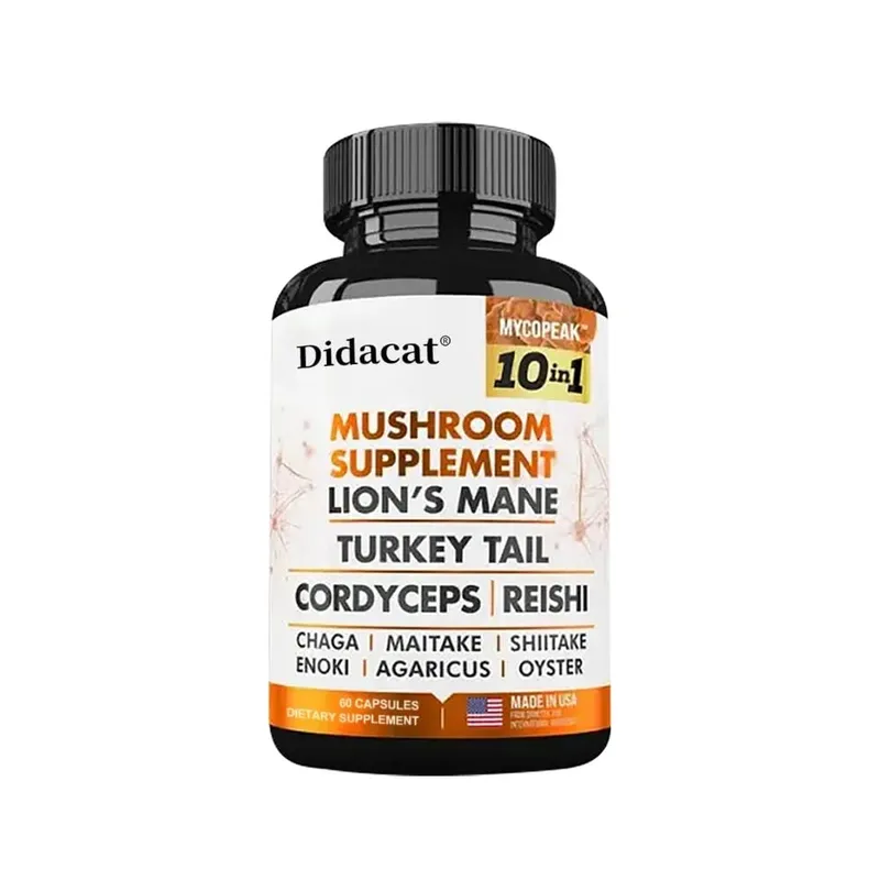 10x Mushroom Complex - Brain Nervous System Health and Memory Supplements Immunity Sleep Energy Mood Support — image 9