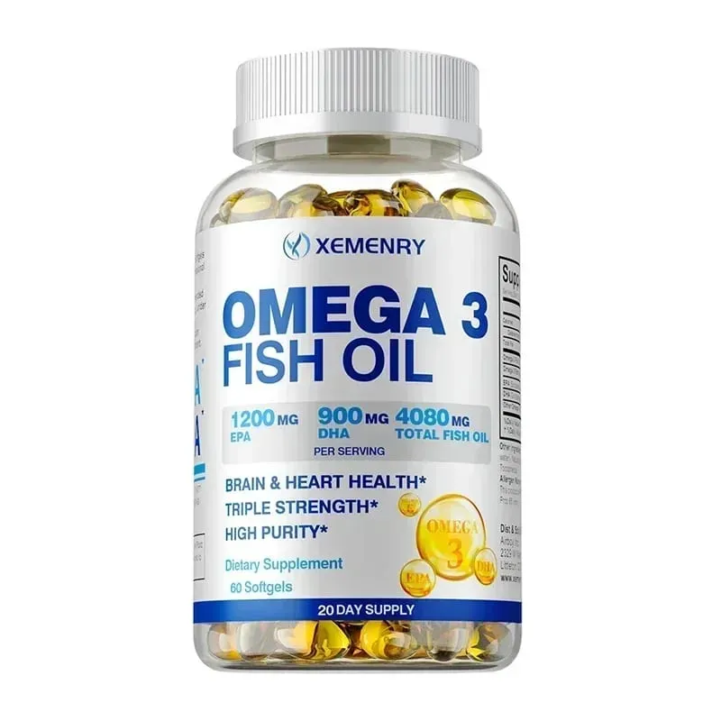 Omega-3 Fish Oil - Enhance Memory Concentration and Cognition Promote Brain and Eye Health Enhance Immune Function — image 10