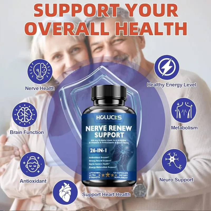 Advanced Nerve Nutrition Capsules with L-Theanine & Zinc Maintain Neural Comfort Metabolism & Healthy Nerve System — image 7