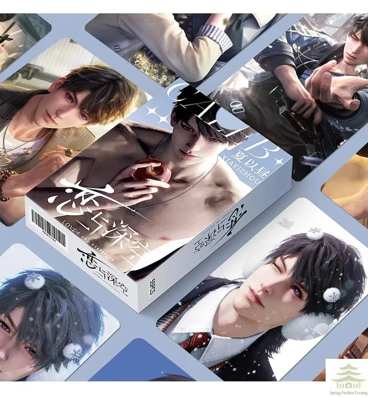 55Pcs Lomo Cards Set HD Aesthetic Character Art‑Print Cards Collectible Decorative Cards Christmas Gift for Game Fans — image 5