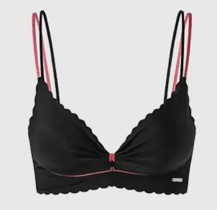 Hot Sweet Cute Lingerie Set Women Wireless Bra Thin Cup Push Up Support Large Bust Minimizer Daily Home Wear Plus Size S-XL Set — image 16