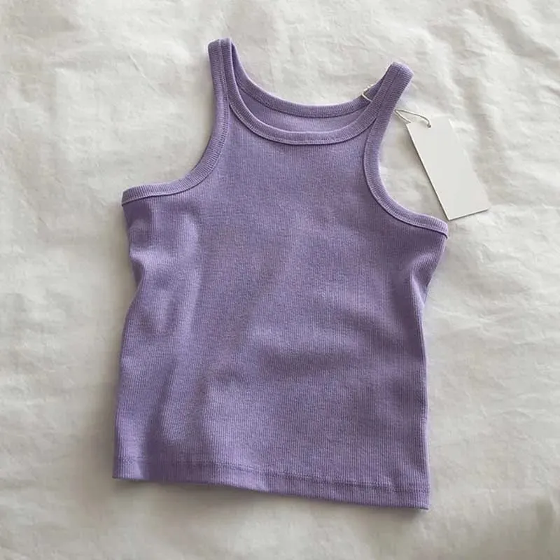 2024 Canotte da donna Canotte sexy ritagliate Top femminile Canotta estiva da donna Camis Abiti sportivi bianchi neri per le donne