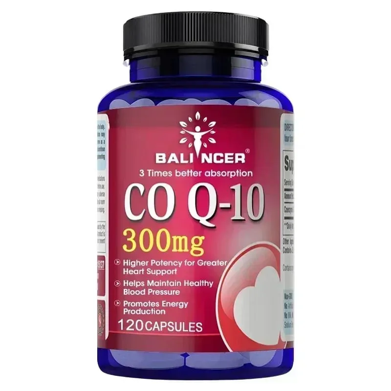 CoQ10 300mg Capsules - Highly Absorbable Antioxidant Cardiovascular Heart Energy Support Vegan Non-GMO Gluten-Free — image 9
