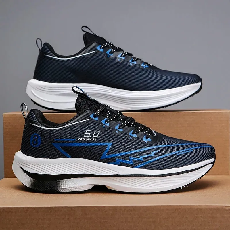 Brand Men Carbon Plate Running Shoes Soft Cushion Shock Absorbing Sports Shoes Unisex Sneakers Light Anti-Slip Training Shoes — image 2
