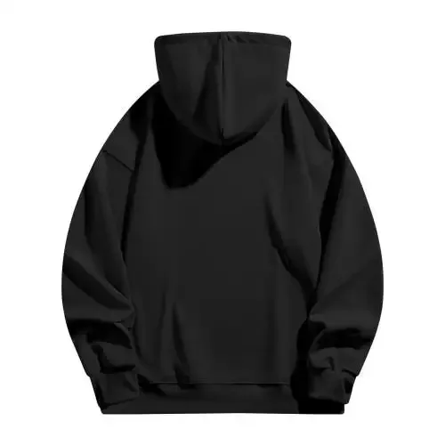 Unisex Alien and Bigfoot Campfire UFO Hoodie - Mysterious Creature Themed Sweater, Soft Breathable Cotton Blend Pullover with Kangaroo Pocket for Camping, Race Day and Mysterious Zoology Lovers (Black), Size S-XXXL, Lightweight — image 5
