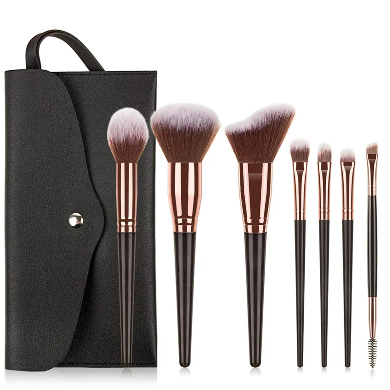 15Pcs Makeup Brushes Set with Storage Bag Soft Bristle Face Eye Brush Kit For Foundation Blush Eyeshadow Eyebrow Cosmetic Tools — image 11