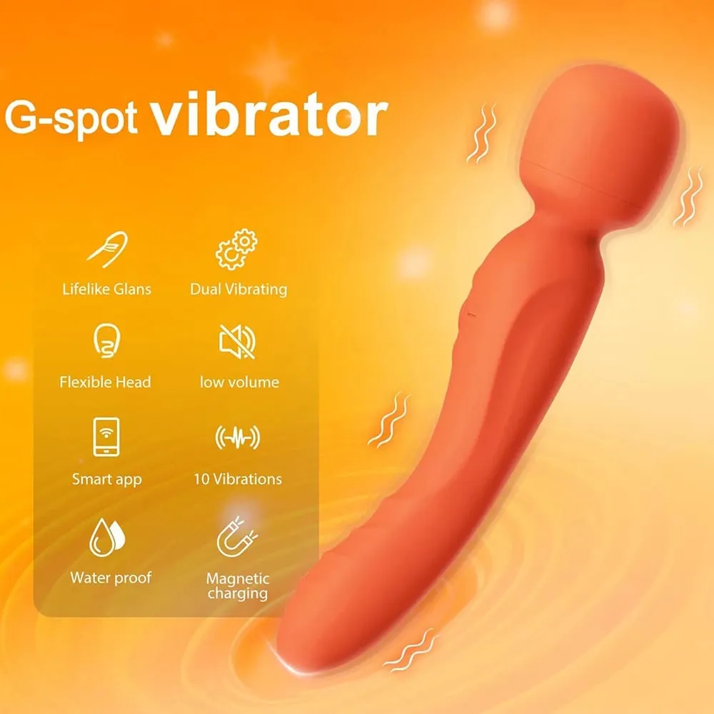 Smart APP Wireless Remote AV Magic Wand Vibrator Powerful G Spot Clit Stimulator Sex Toy Women USB Rechargeable Waterproof Adult — image 3
