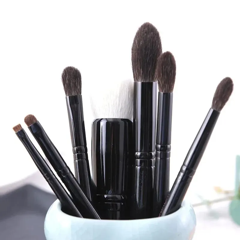 WG Luxury Squirrel Hair Foundation Powder Eye Shadow Crease Blending แปรงแต่งหน้า Precision Detail เครื่องสำอางค์แปรงเครื่องมือ — image 4