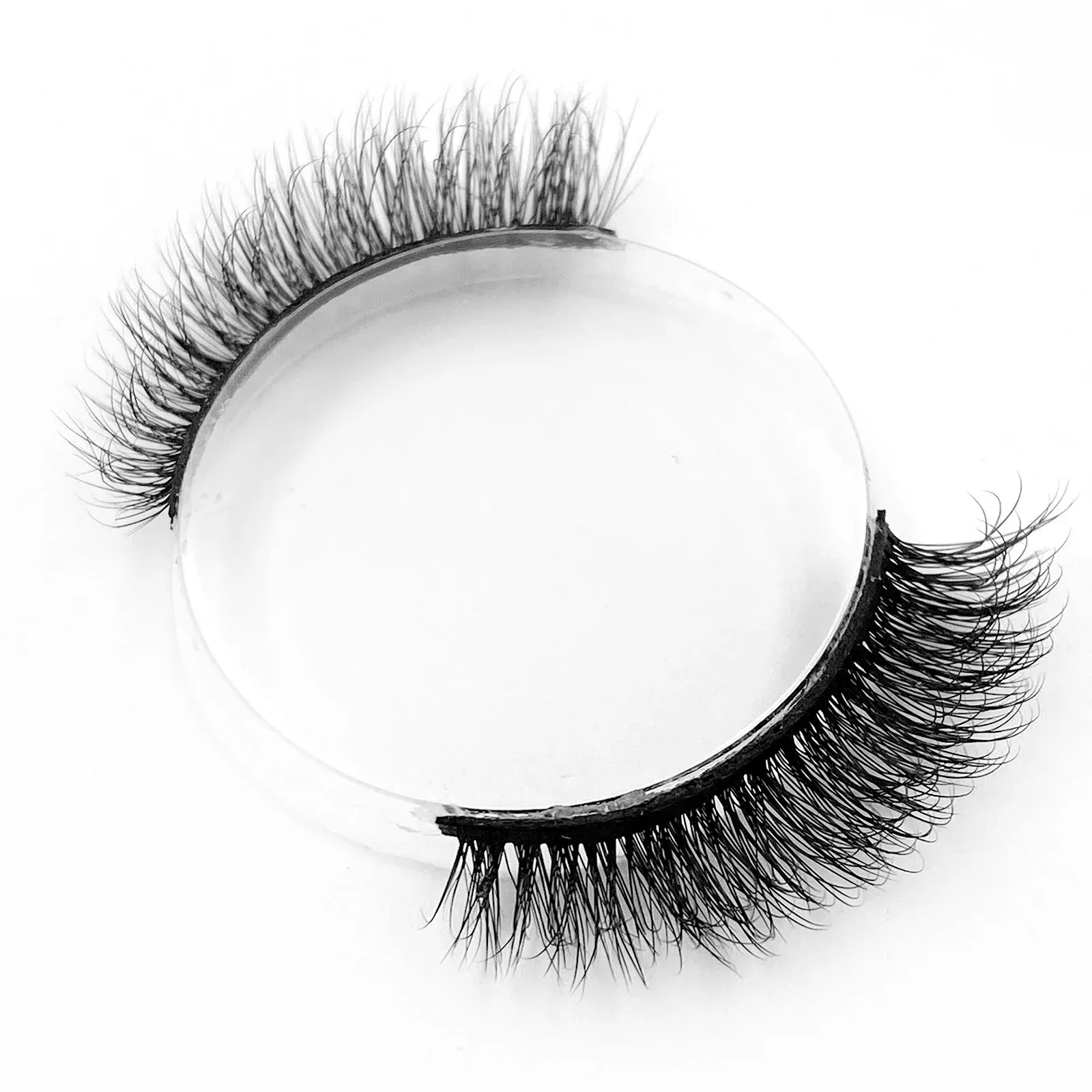 3D Cat Eye Lashes Half Eyelashes 10Pairs Half Lashes Natural Clear Stem False Eyelash Extension Makeup Faux Cils maquiag — image 4