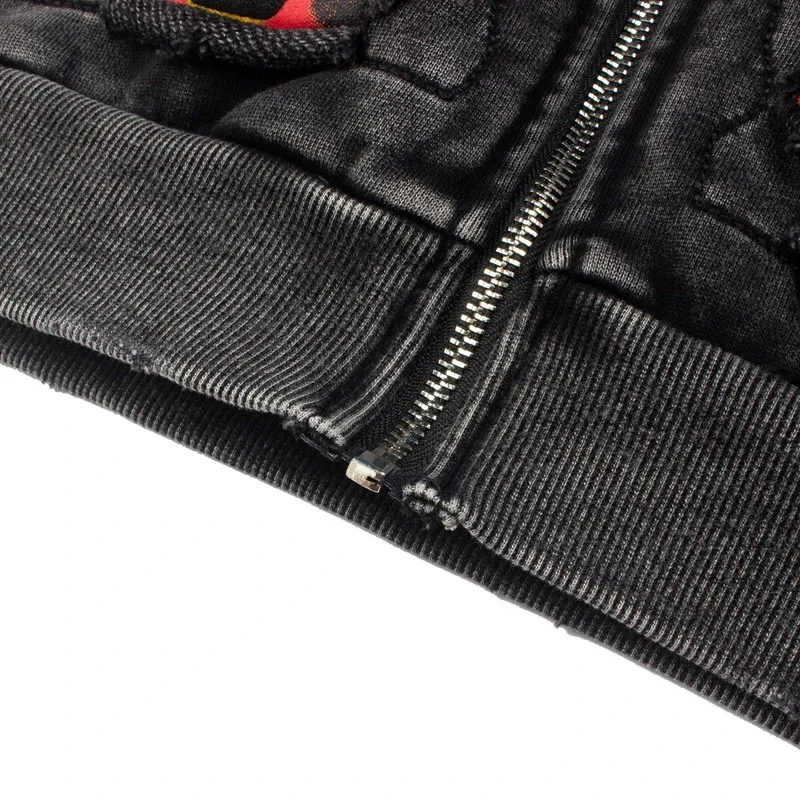 Street Casual SATOSHI Hoodies Pullover Embossed Pattern Embroidery Turtle Shell Design Washed Hooded Men Women Loose Sweatshirts — image 36