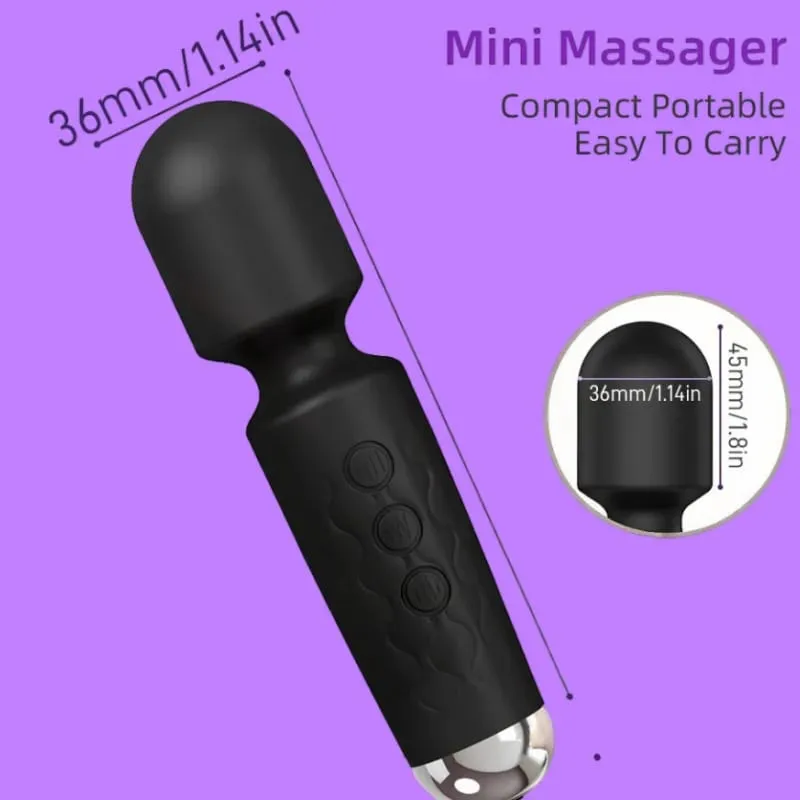 Napakahusay na 20 Bilis ng Magic Wand Clitoris Stimulator G-Spot Massager Rechargeable Portable Sex Toy para sa mga Babae — image 2