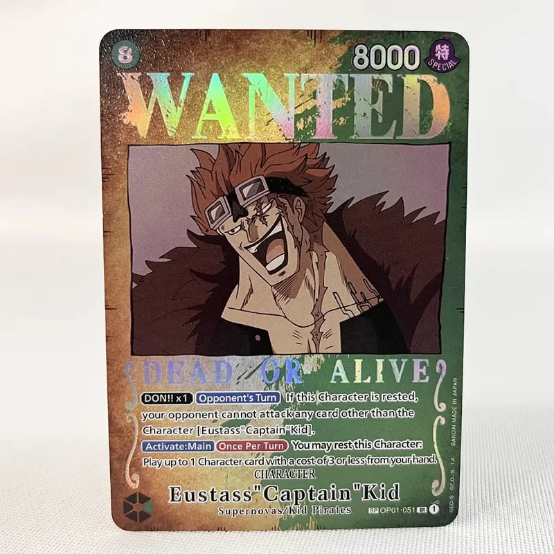 ONE PIECE Retro Wanted Poster Style Proxy Game Card Luffy Buggy Shanks Ace Anime OPCG/PTCG Card / Collection Trading Card — image 4