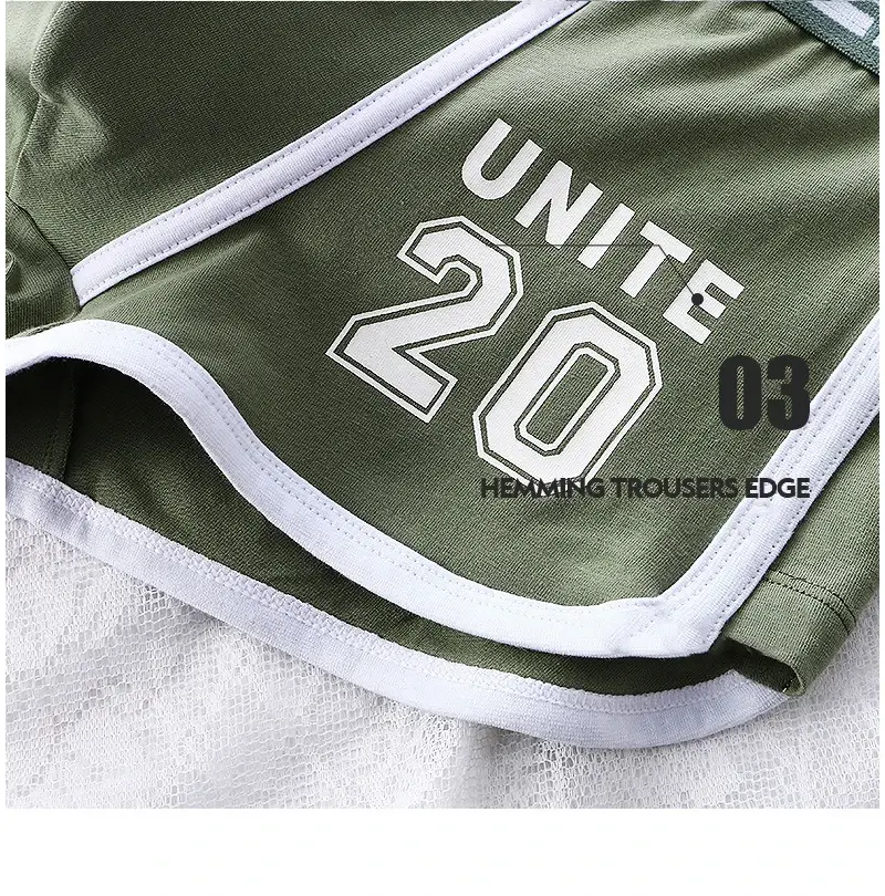 1/3pc Men Underwear Sports Boxer Shorts Cotton Oversized Solid Color Youth Fashion Sports Men's panties Comfortable Breathable — image 8