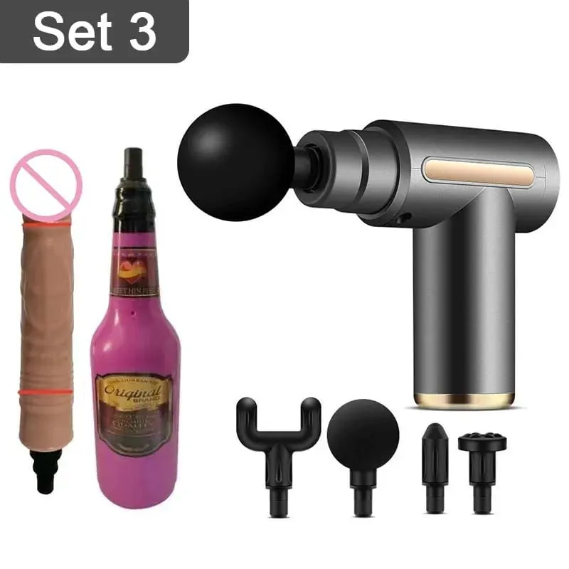 Sex Massager Muscle Massage Gun Fascial Gun High Frequency Vibration Variable Speed Female Vaginal Vibrator Dildo Sex Toys — image 8