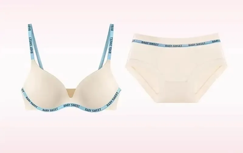 Trendy Dopamine Multicolor Seamless Bra Panty Set Sexy Push Up Small Bust Lift Wireless Soft Support Daily Party Plus Size 32-38 — image 14