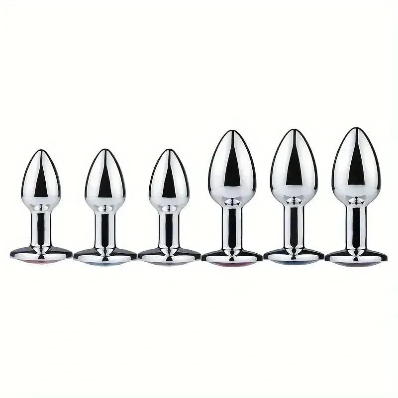 2026 Hot Metal Anal Plug Jewelry Base Beginner anal plug Plug Adult Toy Tail Female/Male Dildos Sex Toy Couples Adults Game — image 5