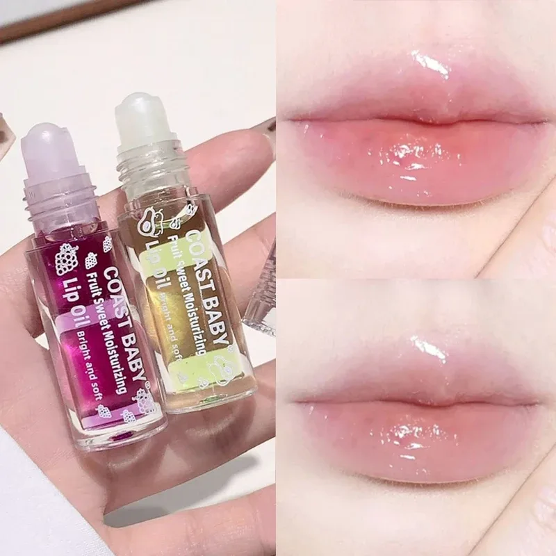 1 stk Langtidsholdbar fugtgivende gelé Vandglans Spejl Lip Gloss Transparent Farveløse Læber Pleje Lip Oil Kosmetik — image 5