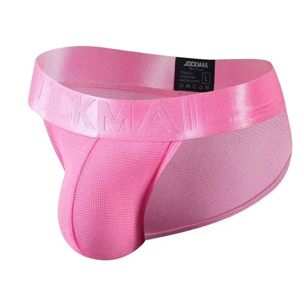 Herren-Unterwäsche, Slips, Unterhosen, Nylon-Mesh, schnell trocknend, Herren-Slips, Bikini-Slip, Herren-Tanga-Slips, Jockstrap, schwule Unterwäsche — image 2