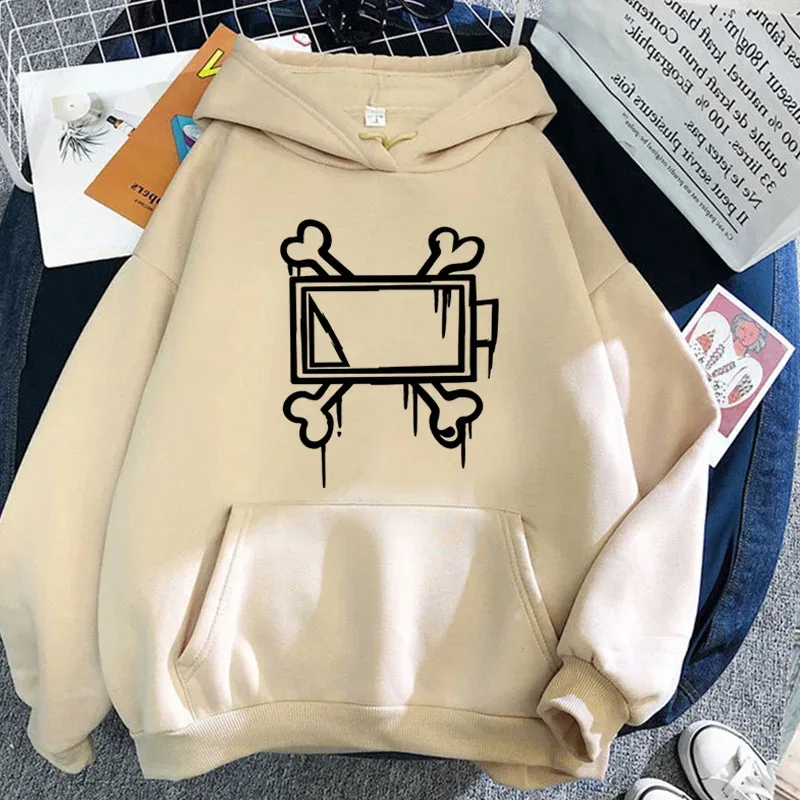 Cool Game Murder Cosplay Hoodie Drones Uzi Doorman Costume Unisex Bone Print Sweatshirt Casual Long Sleeve Hoodies Clothes — image 8