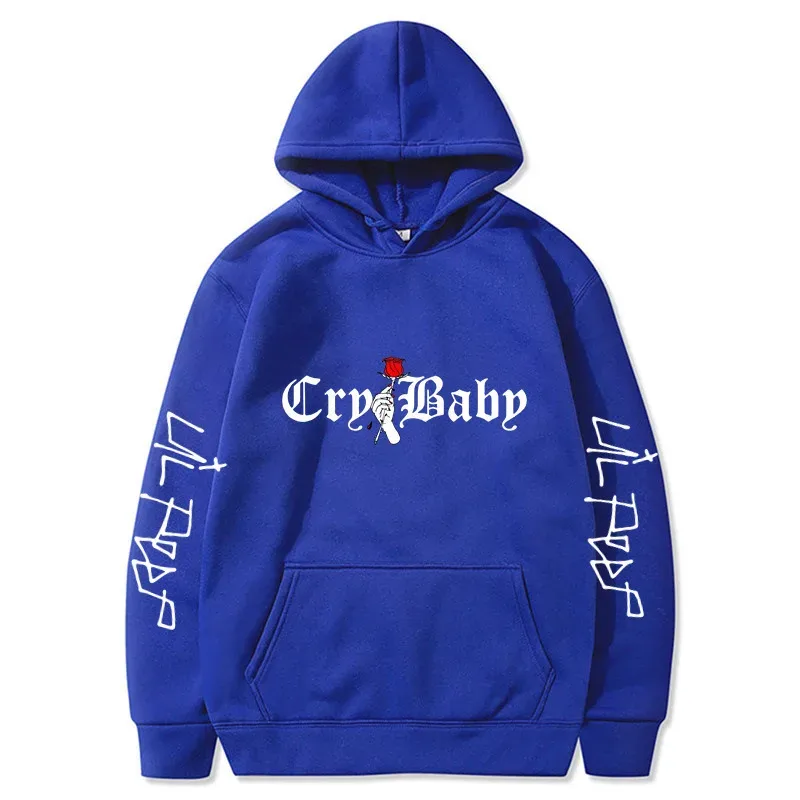 Men's Lil Peep Hoodie – Emo Rap Fan Pullover with "Lil Peep" Sleeve Text – Cozy Unisex Streetwear for Concerts casual Wear — image 16