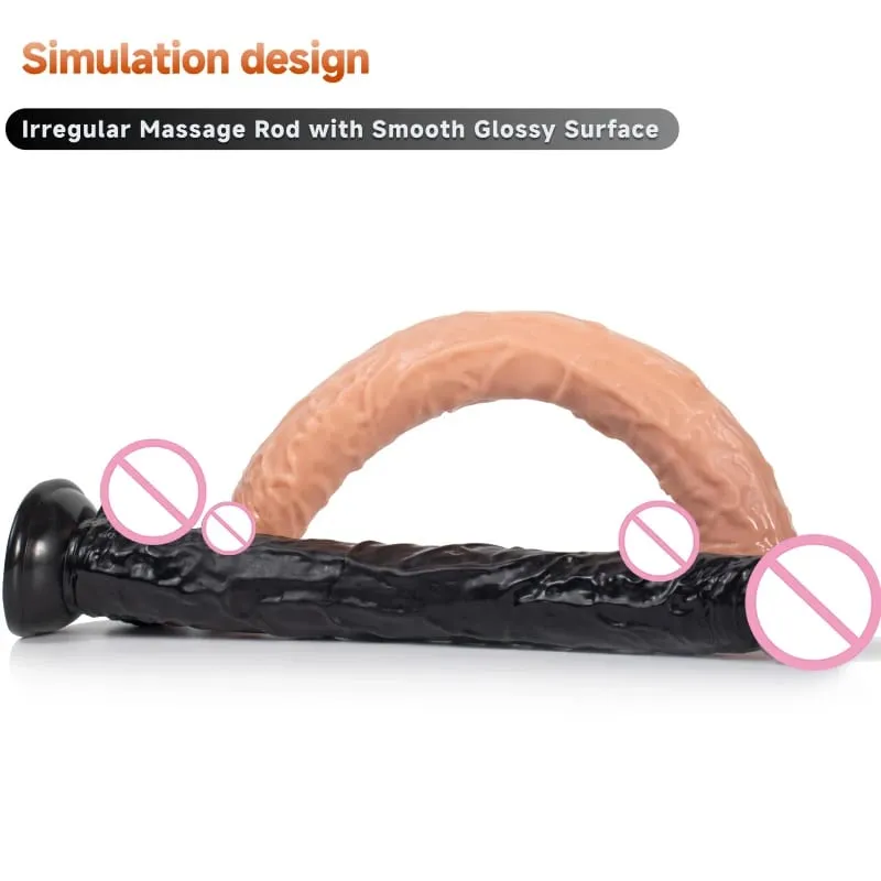 Realistic Soft PVC Dildo Strong Suction Cup Waterproof Veined Penis Flexible Vaginal Anal Sex Toys Female Masturbator Adult Item — image 2