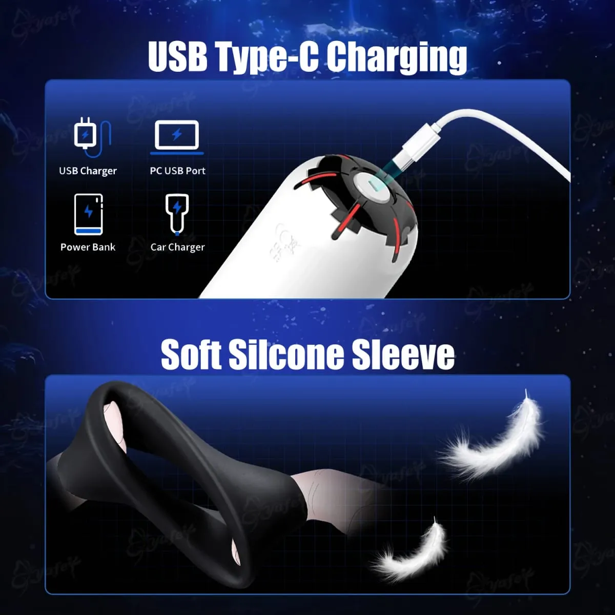 IPX7 Waterproof Electric Penis Pump Adult Sex Toys Dick Enlarger for Men Erection Penis Enlargement Masturbator Sex Toys for Men