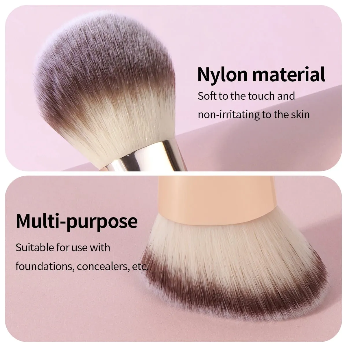 20pcs Professional Makeup Brush Set with Storage Bag Foundation Brush Powder Brush Eyeshadow Brush Basic Makeup Brushes — image 5