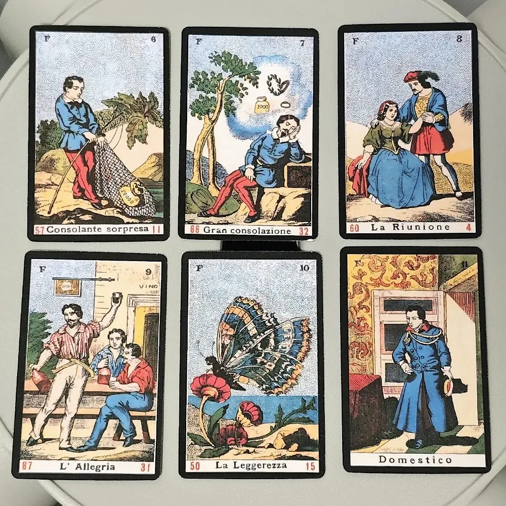Oracle Sibyl Cards Every Day Oracle Deck Sibilla Italian Deck For Party Game Card Games New Year Gifts 52pcs/Set — image 3