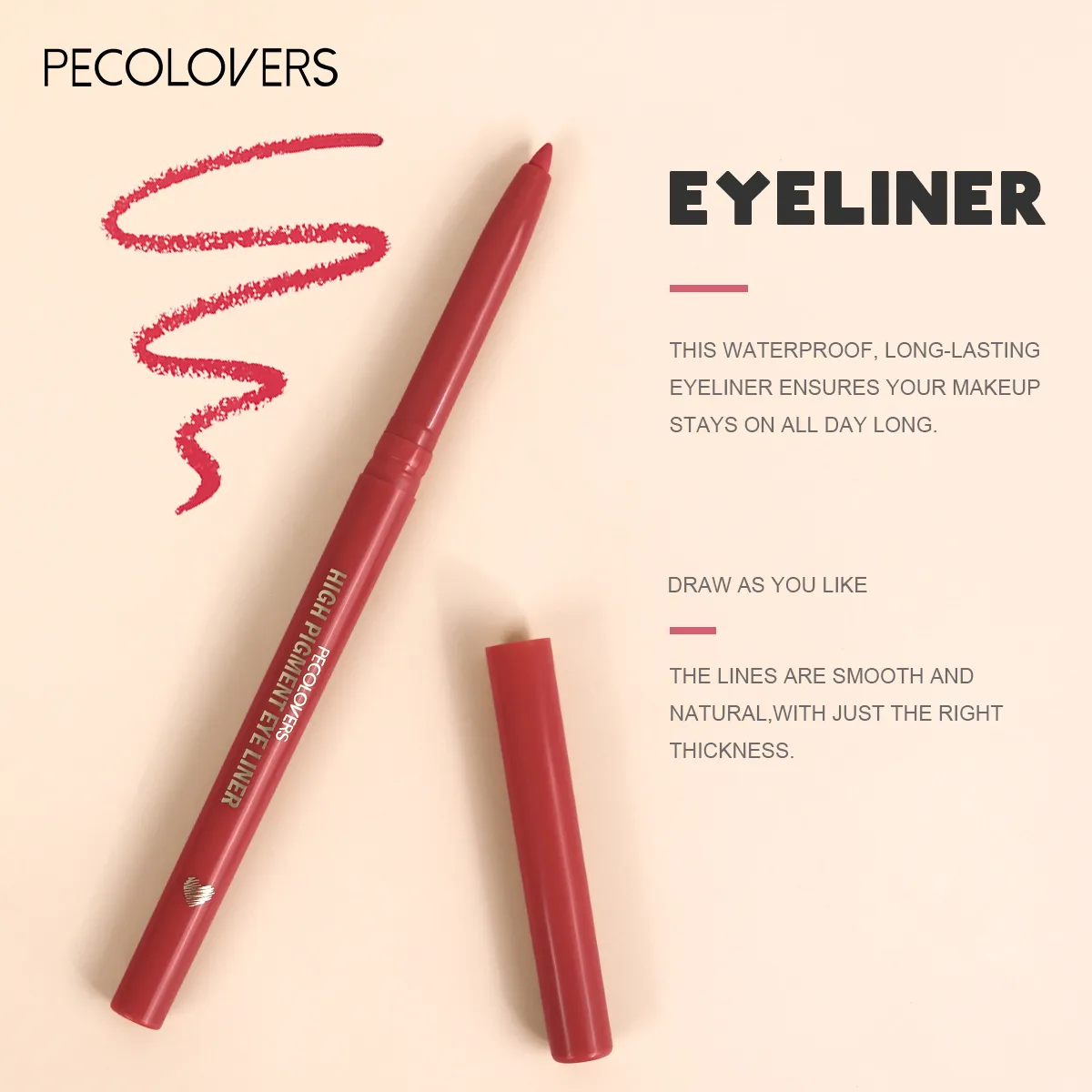 1 Pcs Multi-colors Matte Eyeliner Pencil High Color Rendening Used As Eyeliner and Eyeshadow Eye-catching Eye Makeup — image 5