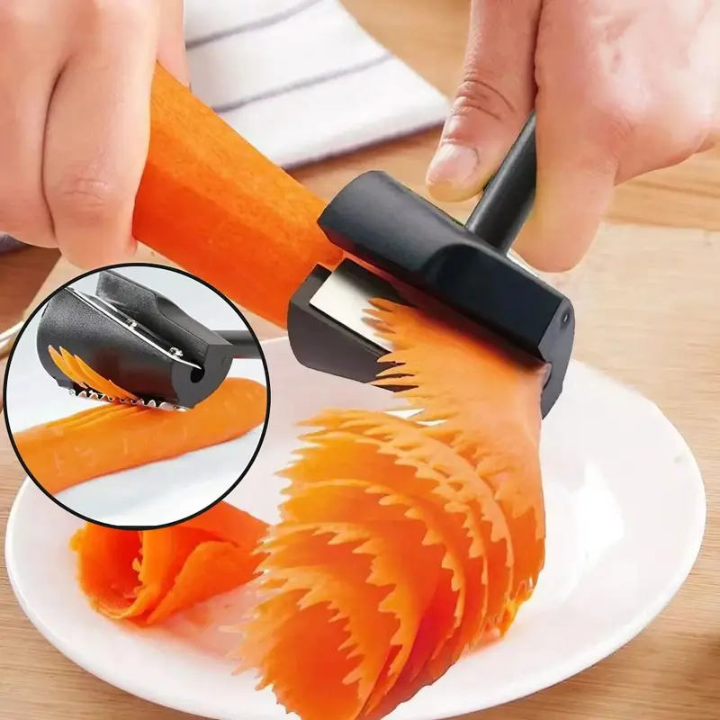 1pc Portable Vegetable Spiralizer Slicer Handheld Peeler Stainless Steel Spiral Slicer for Potatoes Kitchen Cutter Tools — image 1