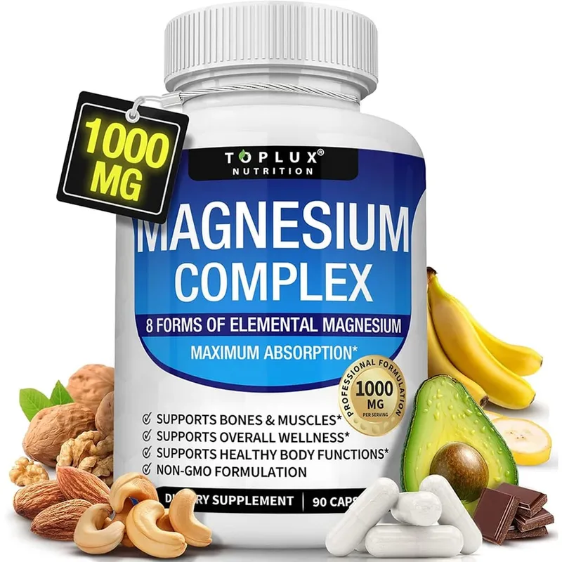 Magnesium Complex 1000 mg 8 Elementární doplněk hořčíku s glycinát citrát oxid aspartát orotát malát taurát vysoké abs.