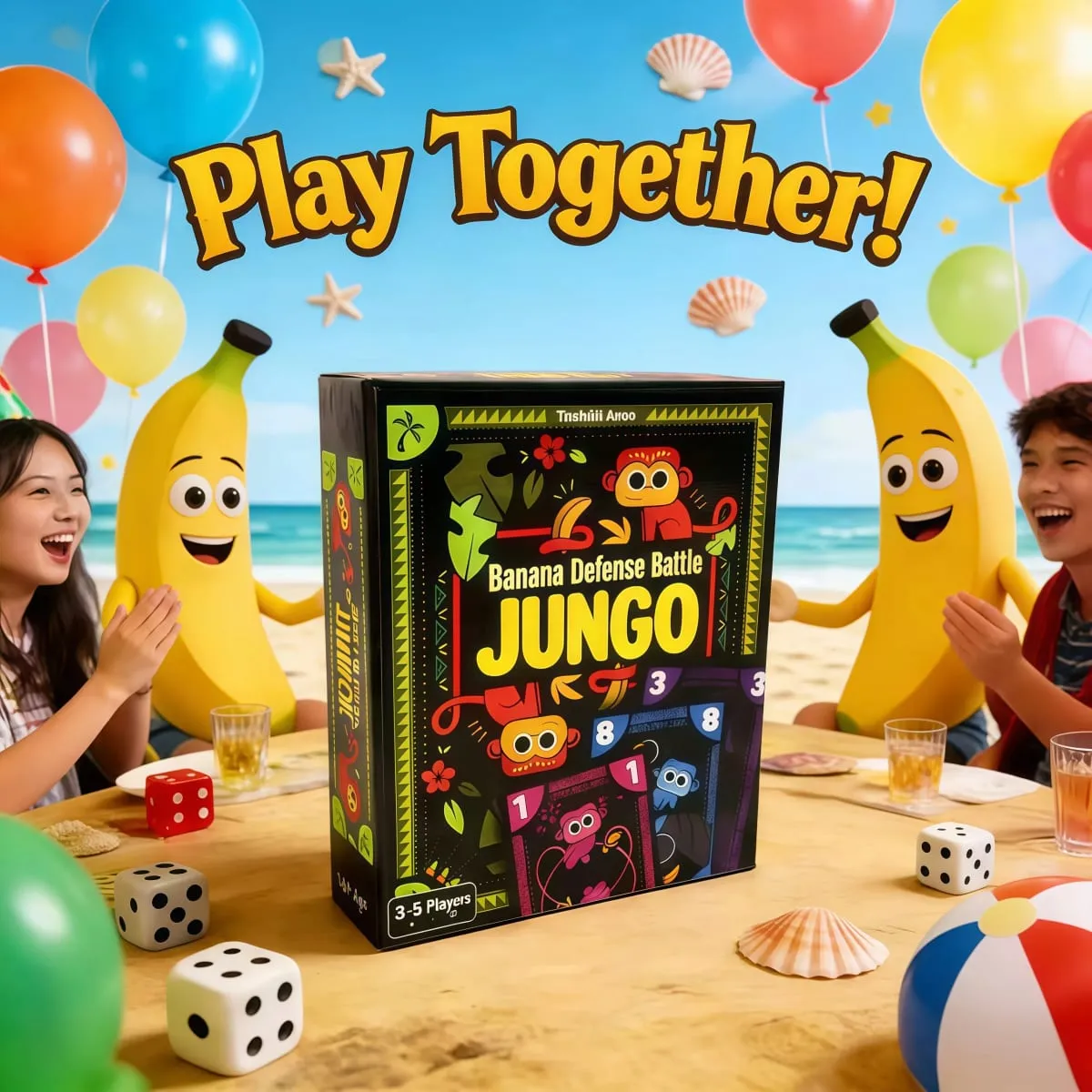 New Banana Defense Battle is a fast-paced card game that is perfect as a birthday and Christmas gift to liven up the atmosphere — image 1
