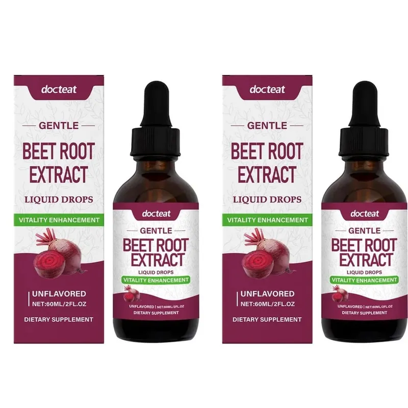 Docteat Beet Root Extract Liquid Drops Unflavored Supports Cardiovascular Health Supports Physical Activity Performance 60 ML — image 7