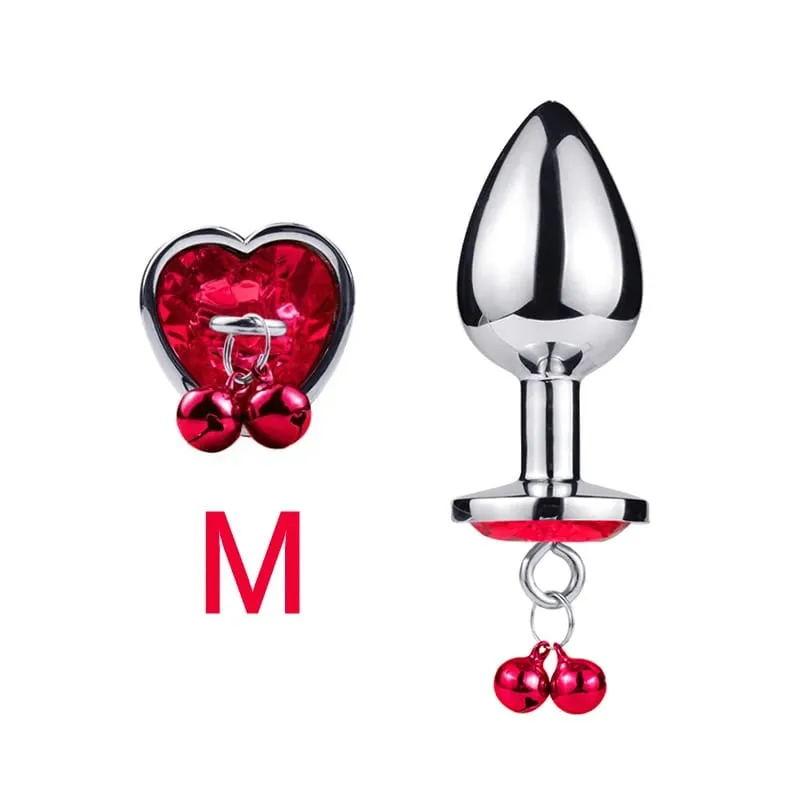 3 Sizes Metal Bell-shaped Anal Plug Traction Chain Anal Massage Prostate Stimulation Massage Tools Adult Sex Toys For Couples — image 10